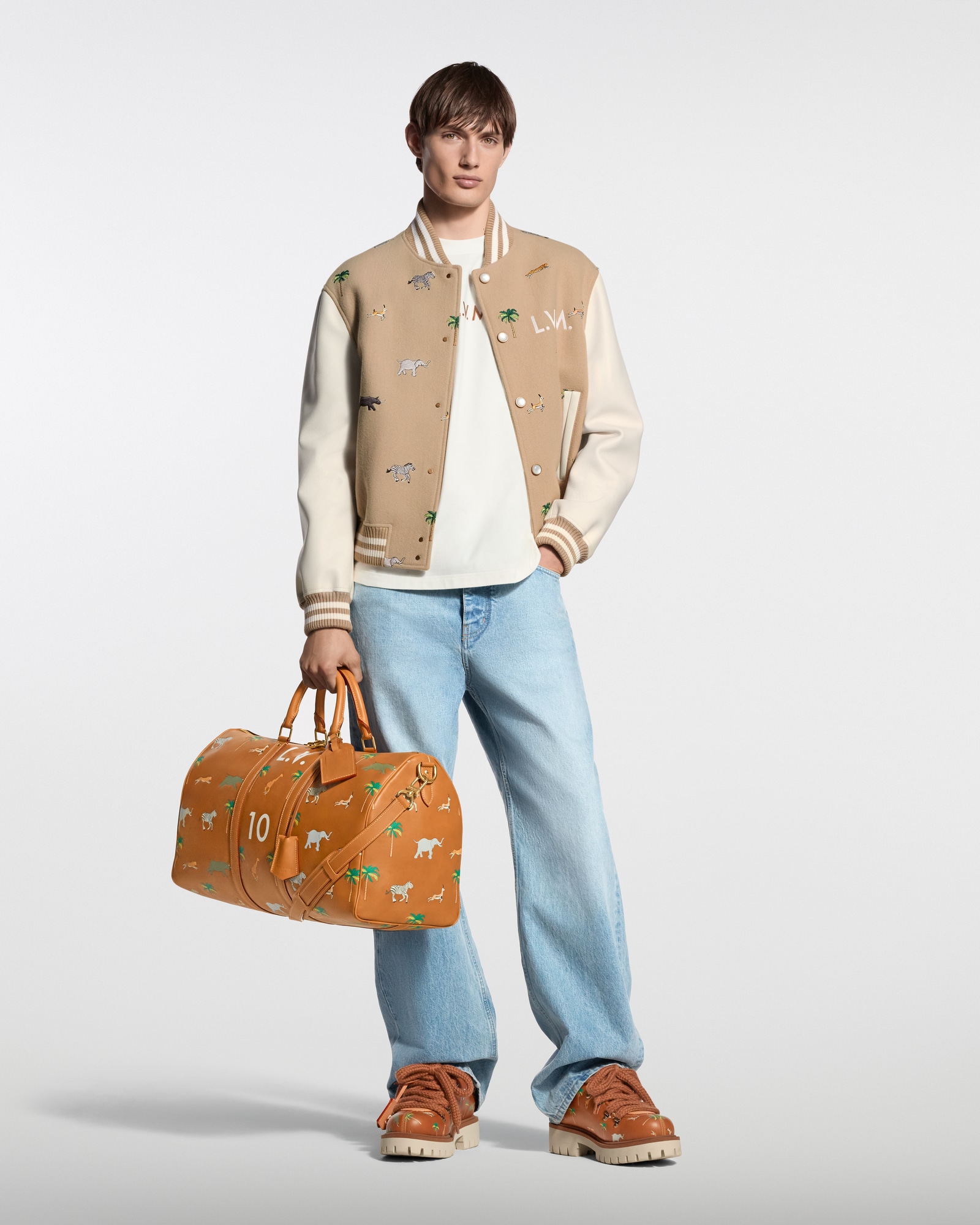 LV × ザ・ダージリン リミテッド エンブロイダリー バーシティ LV × ザ・ダージリン リミテッド エンブロイダリー バーシティ
